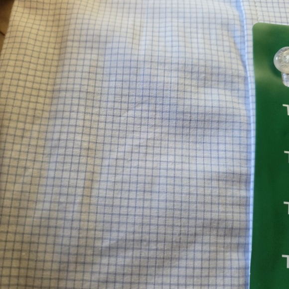 Banana Republic Men's Poplin Stretch Shirt, Blue-White, XL Slim‎ Fit - Picture 7 of 7